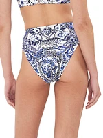 High-Rise Tie-Waist Bikini Bottom