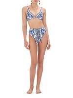 High-Rise Tie-Waist Bikini Bottom