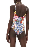 Scoopneck One-Piece Swimsuit