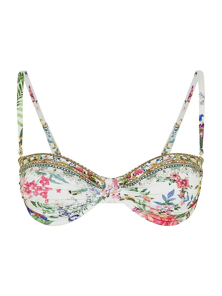 Floral Underwire Bikini Top