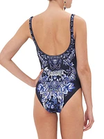 Floral Underwire One-Piece Swimsuit