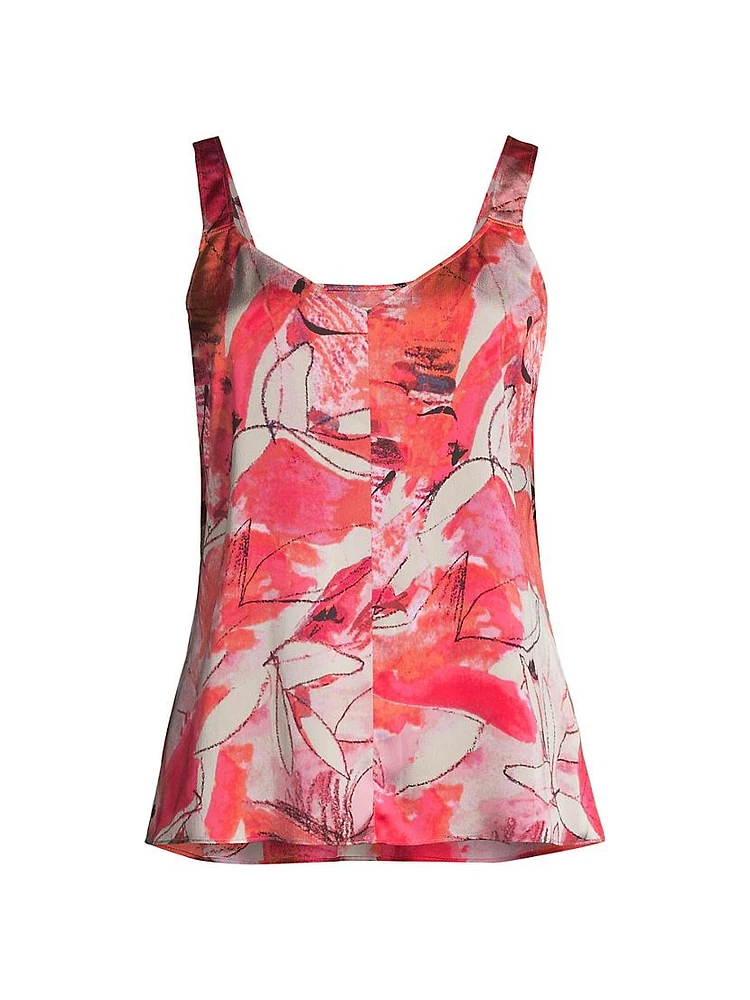 Scribble Bouquet Crepe Cami