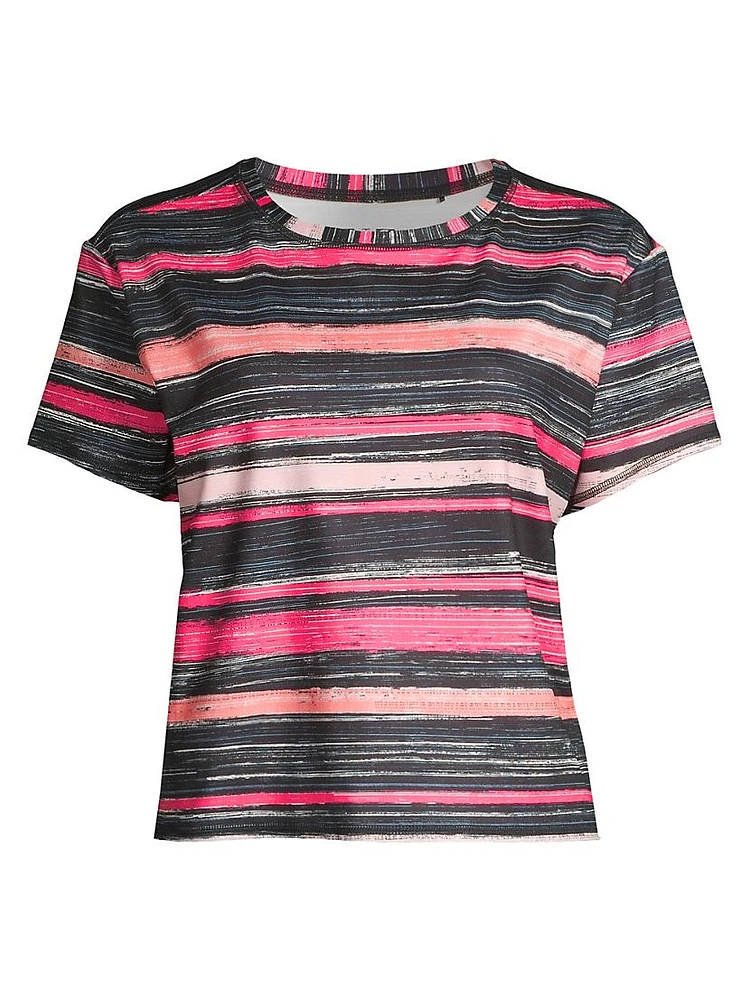 Flow Fit Striped Stretch Tee