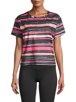 Flow Fit Striped Stretch Tee