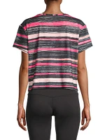 Flow Fit Striped Stretch Tee