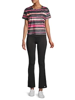 Flow Fit Striped Stretch Tee