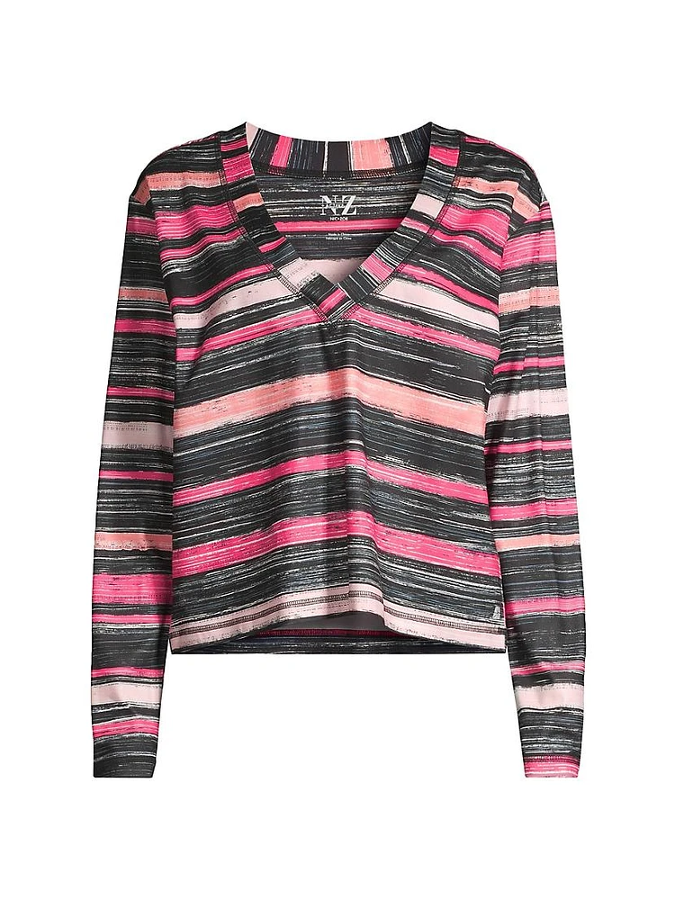 Flow Fit Stripe Stretch Top