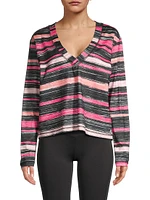 Flow Fit Stripe Stretch Top