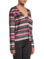 Flow Fit Stripe Stretch Top