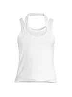 Ellie Asymmetric Cotton Tank