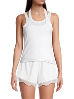 Ellie Asymmetric Cotton Tank