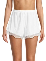 Elasticized Lace Shorts