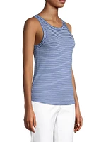 Striped Rib-Knit Tank