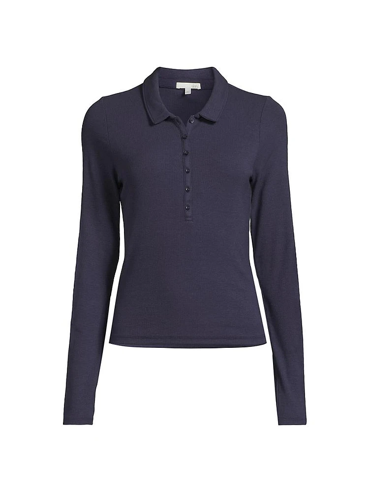 Noel Long-Sleeve Polo Shirt