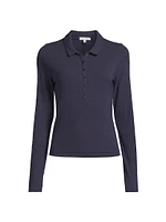 Noel Long-Sleeve Polo Shirt