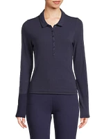 Noel Long-Sleeve Polo Shirt