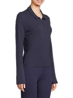 Noel Long-Sleeve Polo Shirt