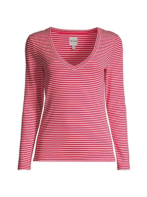 Striped Long-Sleeve T-Shirt