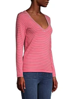 Striped Long-Sleeve T-Shirt