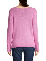 Cotton V-Neck Sweater