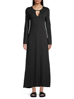 Collina Cotton Cut-Out Maxi Dress