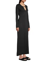 Collina Cotton Cut-Out Maxi Dress