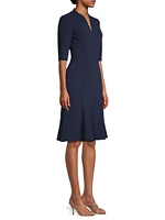 Allic Sheath Midi-Dress