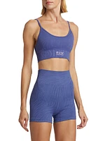 Fashion X Gym Seamless Jacquard Knit Short Set