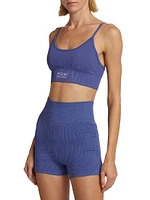 Fashion X Gym Seamless Jacquard Knit Short Set