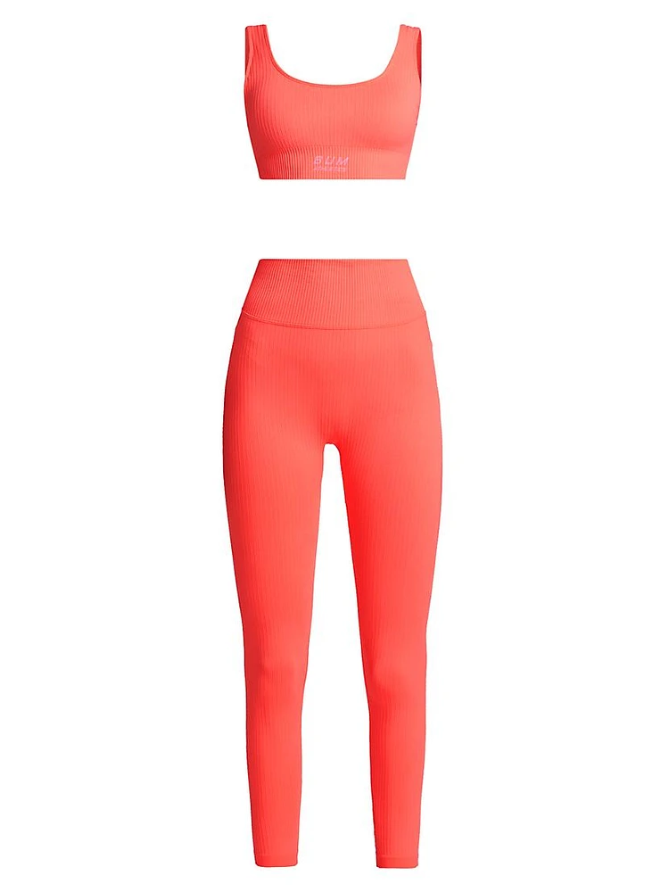 Sports Bra & Leggings 2-Piece Set