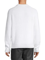 Shaker Cotton Crewneck Sweater