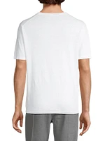 Linen & Cotton-Blend Crewneck T-Shirt