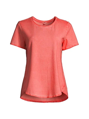 Short-Sleeve Cotton-Blend T-Shirt