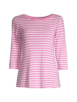 Stripe Boatneck T-Shirt