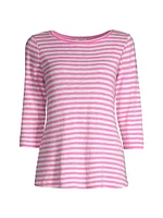 Stripe Boatneck T-Shirt