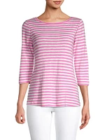 Stripe Boatneck T-Shirt