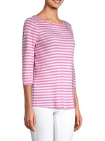 Stripe Boatneck T-Shirt