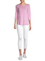 Stripe Boatneck T-Shirt