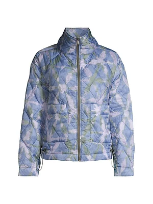 Quilted Drawcord Puffer Jacket