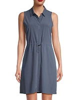 Tech Stretch Collared Dress