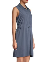 Tech Stretch Collared Dress