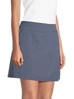 Tech Stretch Faux Wrap Skort