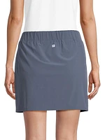 Tech Stretch Faux Wrap Skort