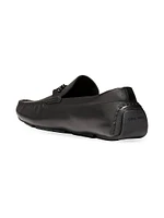 Grand Laser Leather Loafers