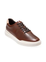 Perforated Leather Low-Top Sneakers