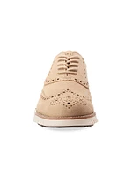 Zerøgrand Unlined Suede Wingtip Oxfords