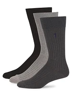 Simply Sartorial 3-Pack Rib-Knit Sock Gift Box