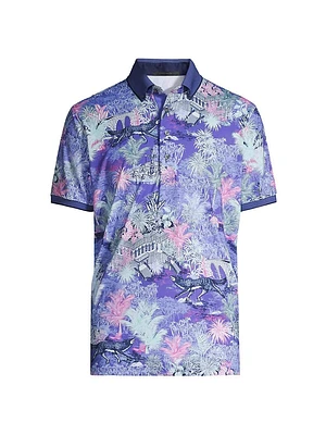 Savannah Nights Graphic Polo Shirt