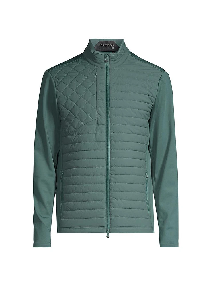 Yukon Quilted Shell& Knit Hybrid Jacket