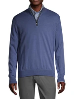 Sebonack Lightweight Merino Wool Quarter-Zip